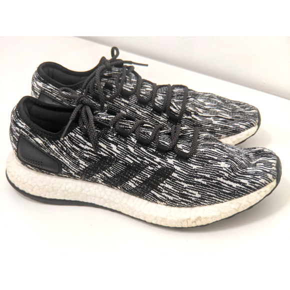 Adidas Mens Performance PureBoost Running All Terrain Shoes Oreo Size 11 CLEAN - Picture 2 of 14